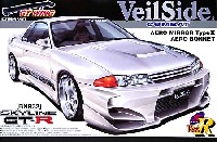 アオシマ 1/24 Sパッケージ・バージョンR ヴェイルサイド R32 GT-R コンバットモデル (エアロボンネットタイプ）