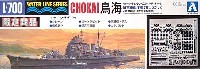 アオシマ 1/700 ウォーターラインシリーズ スーパーデティール 日本重巡洋艦 鳥海 (エッチングパーツ付）