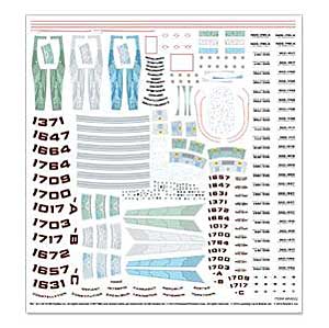 U.S.S エンタープライズ NCC-1701A (改装型) デカール デカール (ポーラライツ スタートレック (STAR TREK) No.MKA002) 商品画像