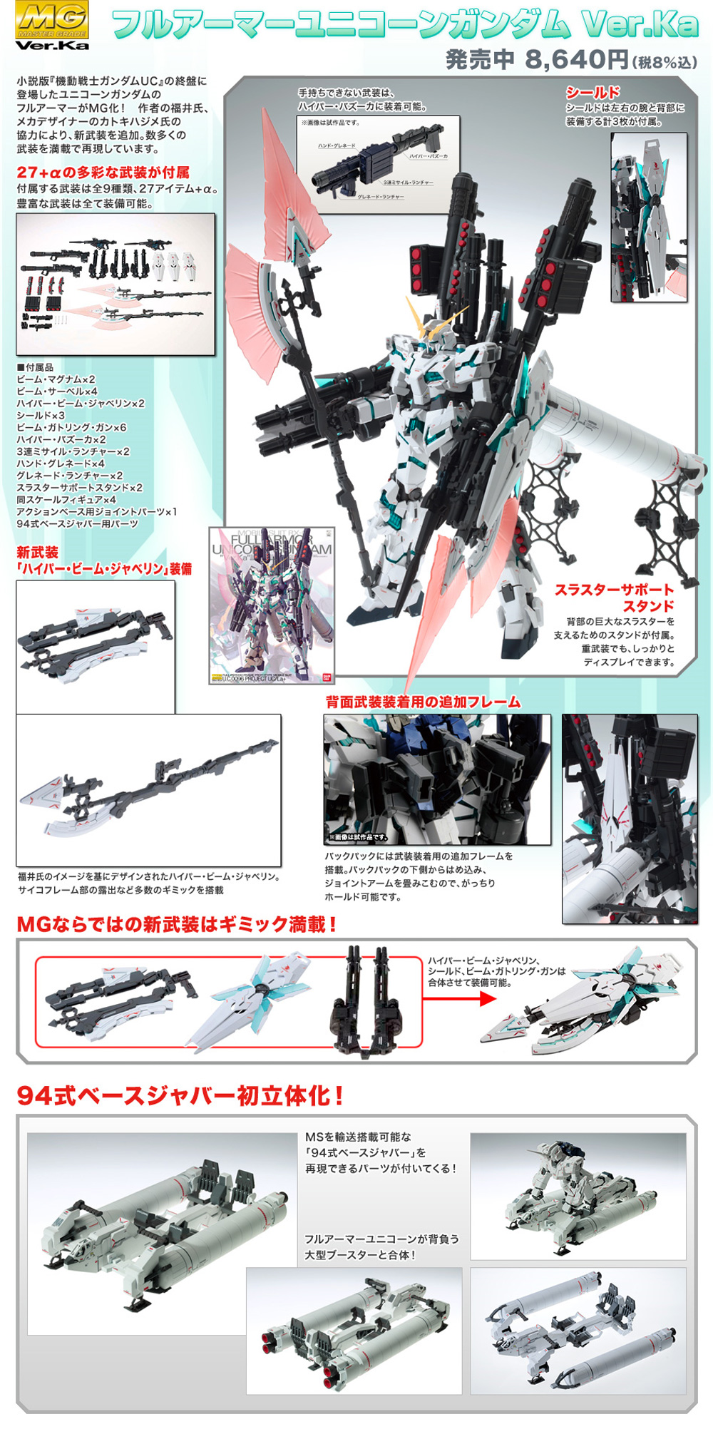 RX-0 フルアーマーユニコーンガンダム Ver.Ka プラモデル (バンダイ MASTER GRADE (マスターグレード） No.5061589) 商品画像_4