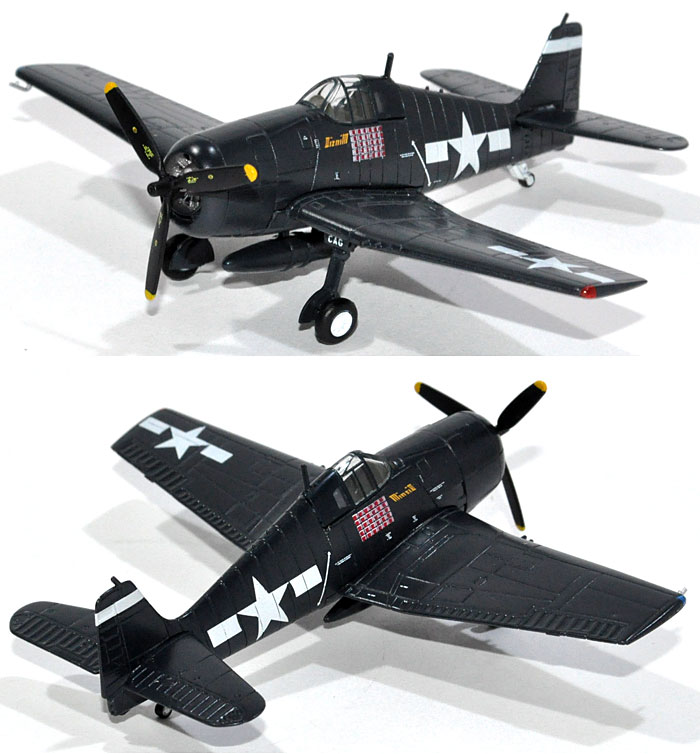 グラマン F6F-5 ヘルキャット Minsi 3 (USSエセックス 1944年) 完成品 (Avioni-X ダイキャスト製完成品モデル No.AV441019) 商品画像_2