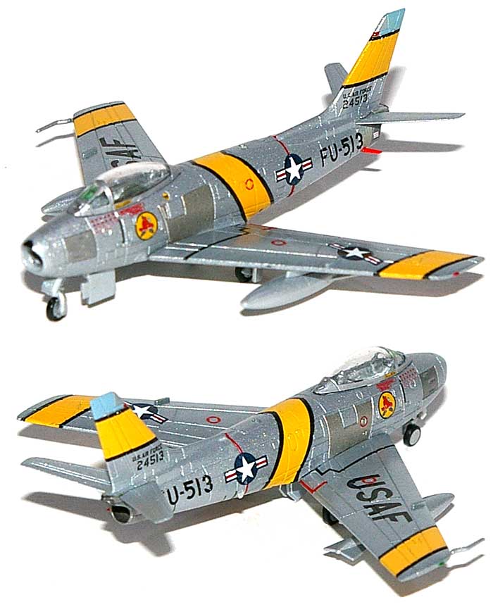 F-86F-30 セイバー アメリカ空軍 第41戦闘迎撃航空団 第334戦闘迎撃飛行隊 完成品 (ホーガンウイングス M-SERIES No.7419) 商品画像_1