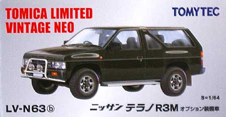 日産テラノ R3M (黒) ミニカー (トミーテック トミカリミテッド ヴィンテージ ネオ No.LV-N063b) 商品画像