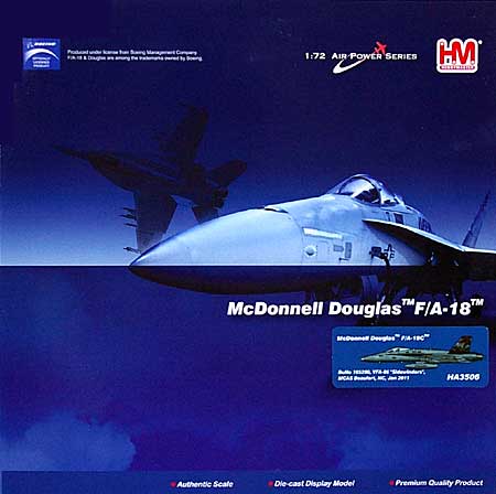 F/A-18C ホーネット サイドワインダース 完成品 (ホビーマスター 1/72 エアパワー シリーズ （ジェット） No.HA3506) 商品画像