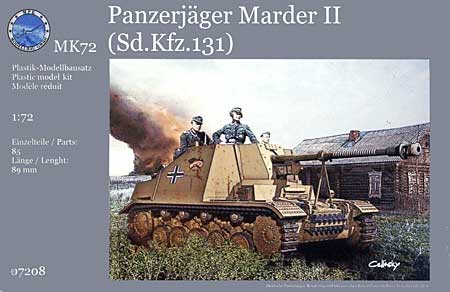 ドイツ 75mm 対戦車自走砲 マーダー 2 (Sd.Kfz.131) プラモデル (マコ 1/72 AFVキット No.07208) 商品画像