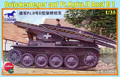 ドイツ 2号 D型 架橋戦車 プラモデル (ブロンコモデル 1/35 AFVモデル No.CB35089) 商品画像