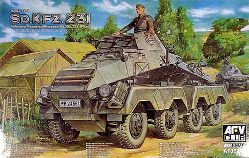 ドイツ 偵察用8輪重装甲車 Sd.Kfz231 初期型 プラモデル (AFV CLUB 1/35 AFV シリーズ No.AF35231) 商品画像