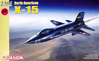超音速実験機 ノースアメリカン X-15 (2機セット) プラモデル (ドラゴン 1/144 ウォーバーズ （プラキット） No.4631) 商品画像