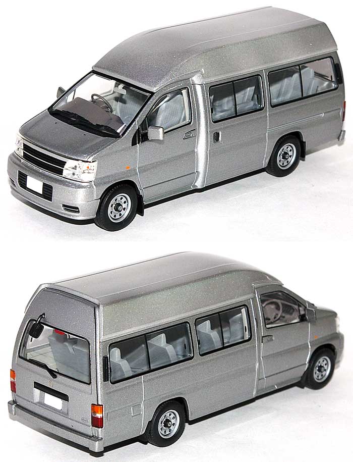 日産 エルグランド ジャンボタクシー (銀) ミニカー (トミーテック トミカリミテッド ヴィンテージ ネオ 43 No.LV-N043-002a) 商品画像_1