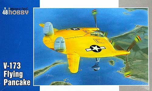 ヴォート V-173 フライングパンケーキ プラモデル (スペシャルホビー 1/48 エアクラフト No.SH48121) 商品画像