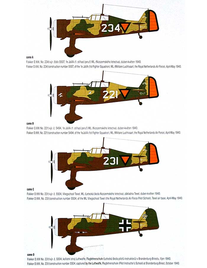 フォッカー D.21 オランダ軍戦闘 プラモデル (MPM 1/72 エアクラフトキット No.72571) 商品画像_2