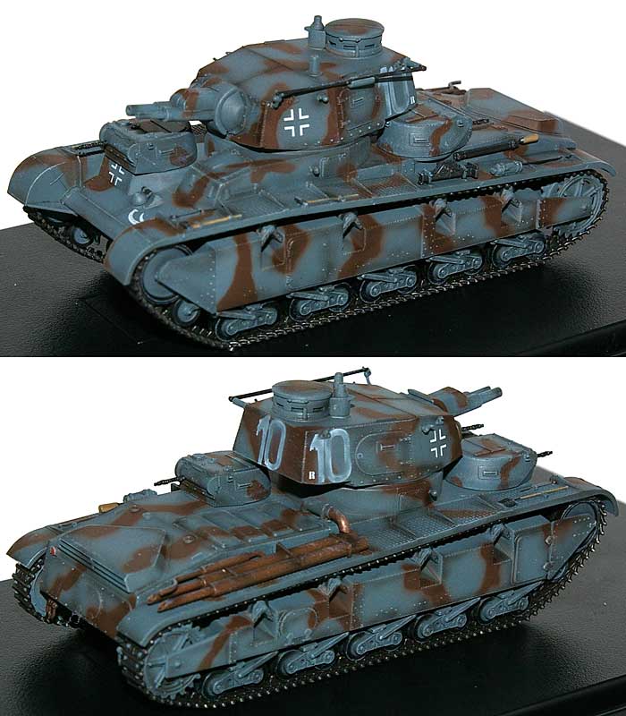 ドイツ ノイバウファールツォイク 多砲塔戦車 (3-5号車) ノルウェー 1940 完成品 (ドラゴン 1/72 ドラゴンアーマーシリーズ No.60577) 商品画像_1