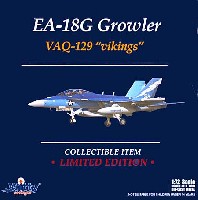 ウイッティ・ウイングス 1/72 スカイ ガーディアン シリーズ （現用機） EA-18G グラウラー VAQ-129 ヴァイキングス 海軍航空100周年記念塗装