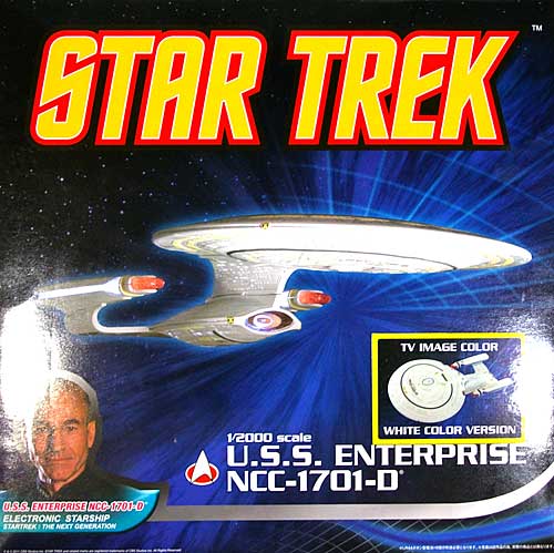 U.S.S. エンタープライズ NCC-1701-D ホワイトカラーVer. (TVイメージカラー) 完成品 (スカイネット スター トレック （STAR TREK） No.002) 商品画像