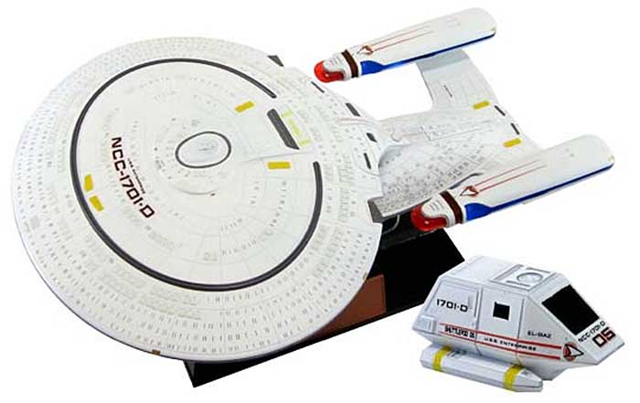 U.S.S. エンタープライズ NCC-1701-D ホワイトカラーVer. (TVイメージカラー) 完成品 (スカイネット スター トレック （STAR TREK） No.002) 商品画像_1