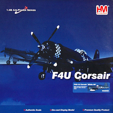 F4U-1A コルセア VMF-214 ブラックシープ (ホワイト 86) 完成品 (ホビーマスター 1/48 エアパワー シリーズ （レシプロ） No.HA8202) 商品画像