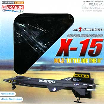 ノースアメリカン X-15 3号機 LITTLE JOE THE 2 完成品 (ドラゴン 1/144 ウォーバーズシリーズ No.51031) 商品画像