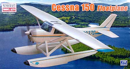 セスナ 150 水上機型 プラモデル (ミニクラフト 1/48 航空機プラスチックモデルキット No.11662) 商品画像