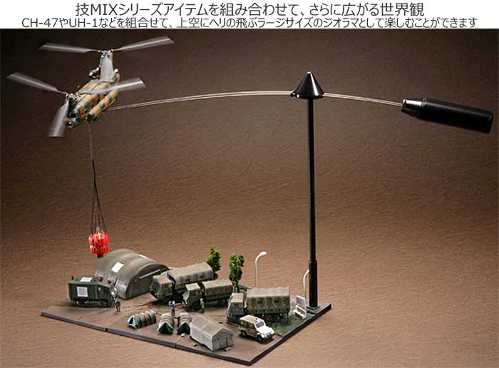 陸上自衛隊 陸自装備品セット (AC905-907) プラモデル (トミーテック 技MIX No.AC904) 商品画像_3