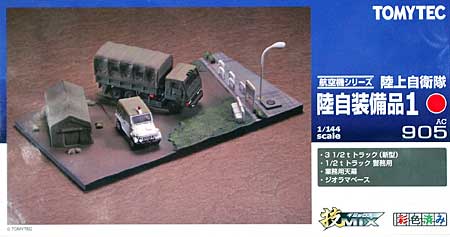 陸上自衛隊 陸自装備品 1 プラモデル (トミーテック 技MIX No.AC905) 商品画像