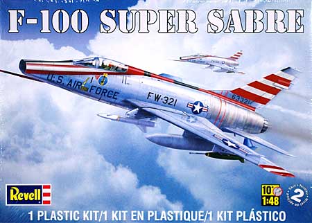 F-100 スーパーセイバー プラモデル (Revell 1/48 飛行機モデル No.05317) 商品画像