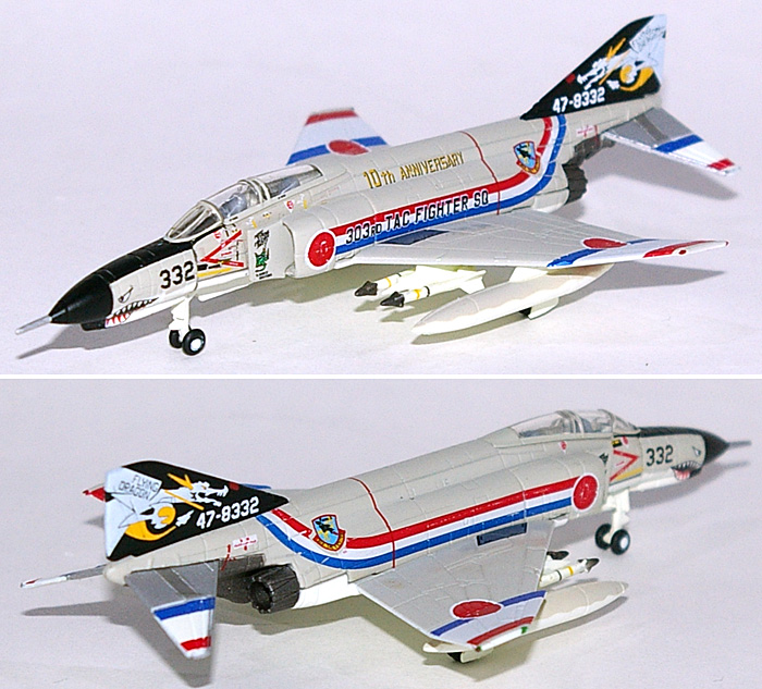 F-4EJ ファントム 2 航空自衛隊 第303飛行隊 10周年記念塗装機 完成品 (ヘルパ herpa Wings （ヘルパ ウイングス） No.554787) 商品画像_2