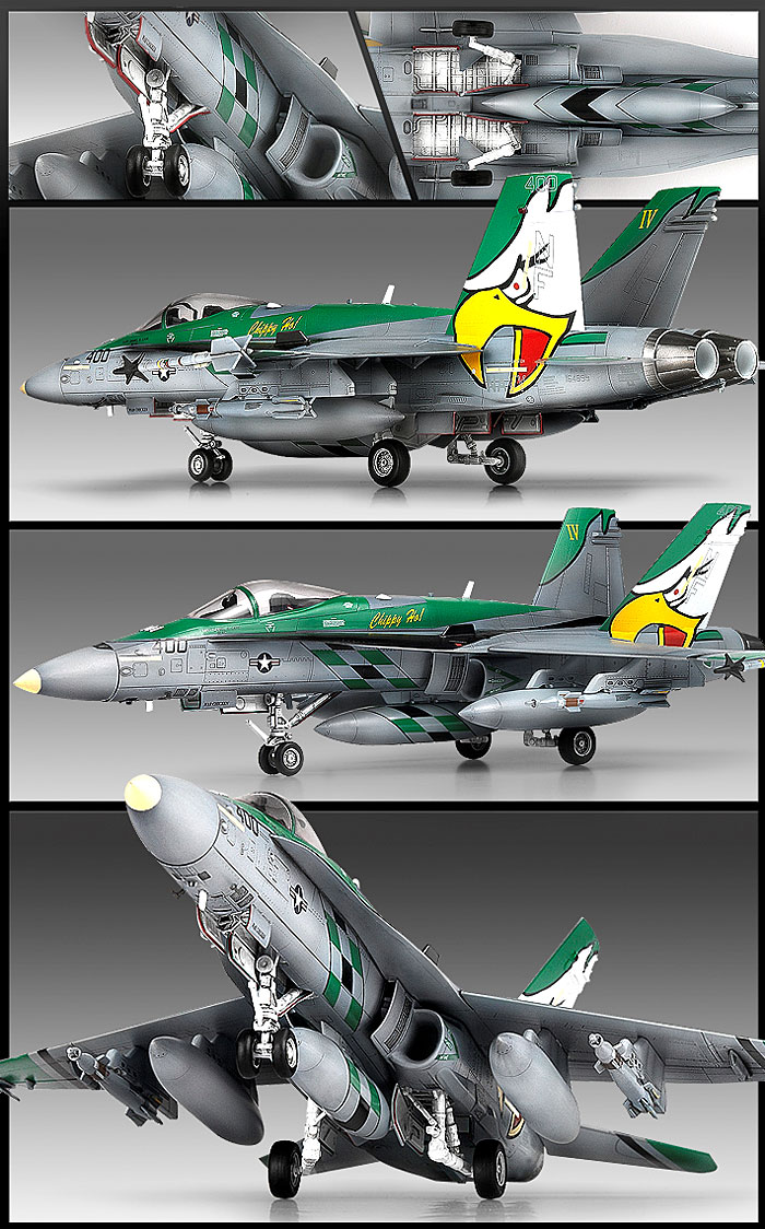 F/A-18C ホーネット CHIPPY HO！ 2009 プラモデル (アカデミー 1/72 Scale Aircrafts No.12432) 商品画像_3