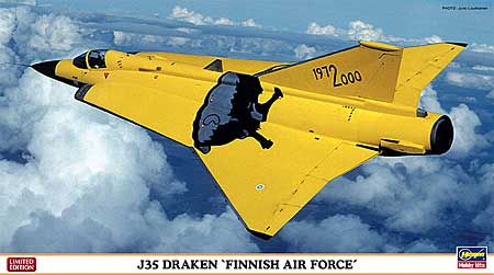 J35 ドラケン フィンランド空軍 (2機セット) プラモデル (ハセガワ 1/72 飛行機 限定生産 No.01968) 商品画像
