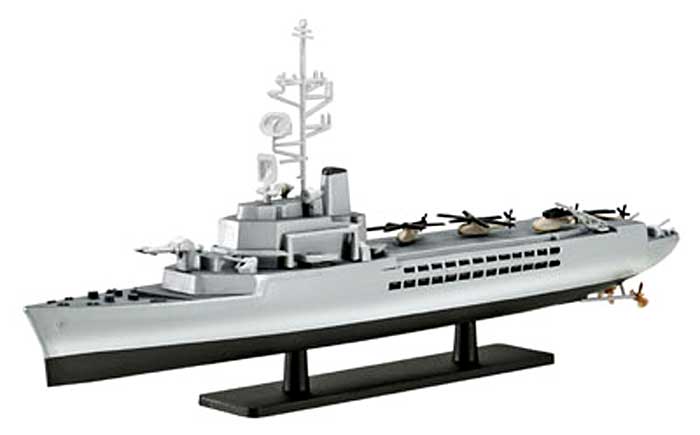 ヘリ空母 ジャンヌ ダルク (R97) プラモデル (Revell 1/1200 艦船キット No.05896) 商品画像_3