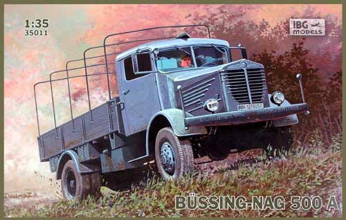 ドイツ ビューシング NAG500A 4.5トン 大型トラック 4輪駆動型 プラモデル (IBG 1/35 AFVモデル No.35011) 商品画像