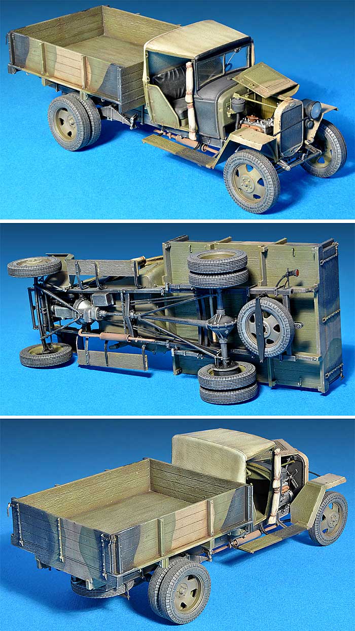 GAZ-MM Mod.1941 1.5トン カーゴトラック プラモデル (ミニアート 1/35 WW2 ミリタリーミニチュア No.35130) 商品画像_3