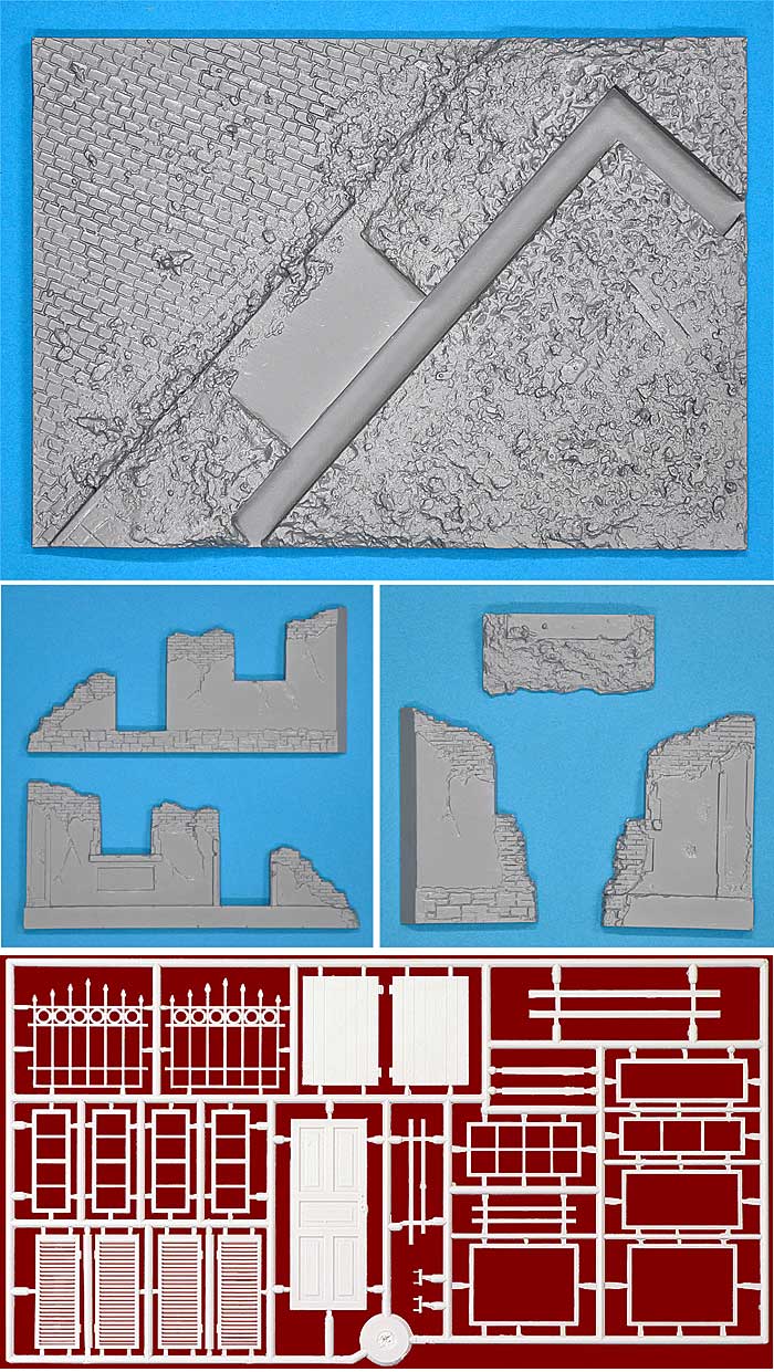 ジオラマベース 39 (廃墟の家) プラモデル (ミニアート 1/35 ダイオラマシリーズ No.36039) 商品画像_1