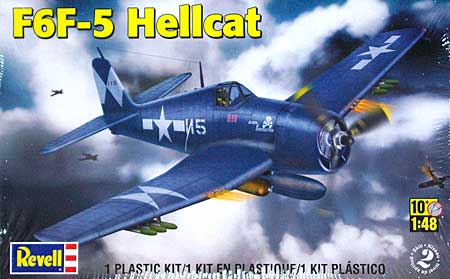 F6F-5 ヘルキャット プラモデル (レベル 1/48 飛行機モデル No.85-5262) 商品画像