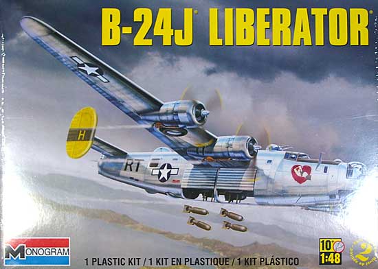 B-24J リベレーター プラモデル (レベル/モノグラム 1/48 飛行機モデル No.85-5629) 商品画像