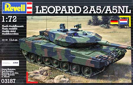 レオパルト 2A5/A5NL プラモデル (レベル 1/72 ミリタリー No.03187) 商品画像