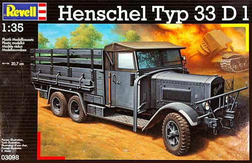 ヘンシェル Type 33D1 プラモデル (レベル 1/35 ミリタリー No.03098) 商品画像