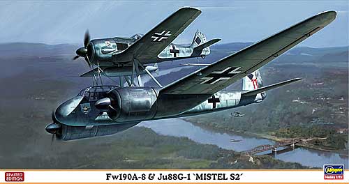 Fw190A-8 & Ju88G-1 ミステル S2 プラモデル (ハセガワ 1/72 飛行機 限定生産 No.01975) 商品画像