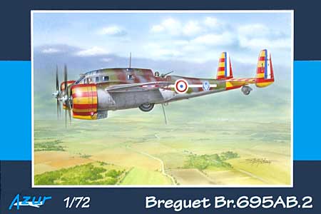 ブレゲー Br695AB.2 双発複座攻撃機 プラモデル (アズール 1/72 航空機モデル No.A054) 商品画像