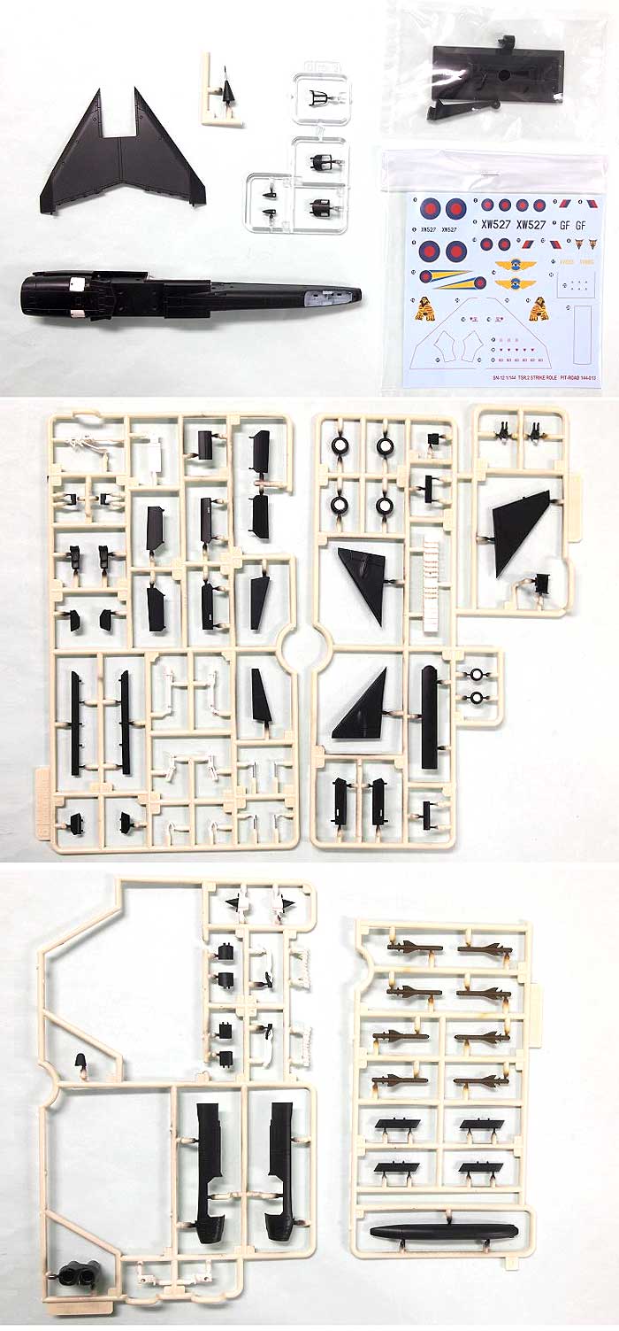 イギリス空軍 TSR.2 攻撃機仕様 第208飛行隊 プラモデル (ピットロード 1/144 塗装済み組み立てモデル （SNP-×） No.SNP-009) 商品画像_2