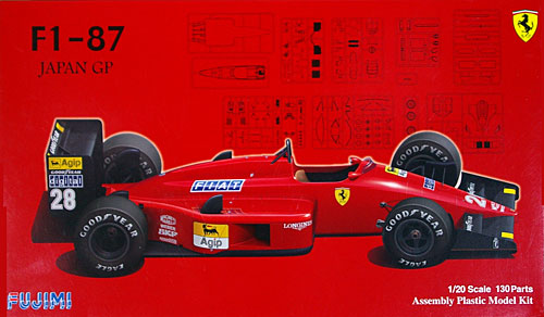 フェラーリ F1-87 日本GP プラモデル (フジミ 1/20 GPシリーズ No.GP027) 商品画像