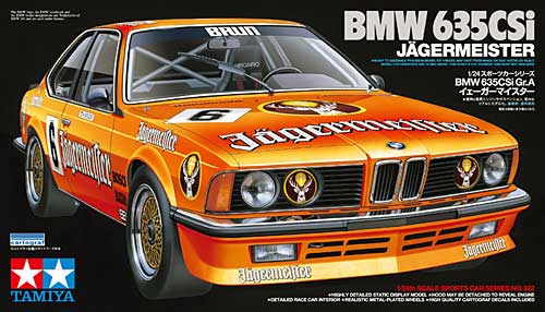 BMW 635CSi Gr.A イエーガーマイスター プラモデル (タミヤ 1/24 スポーツカーシリーズ No.322) 商品画像