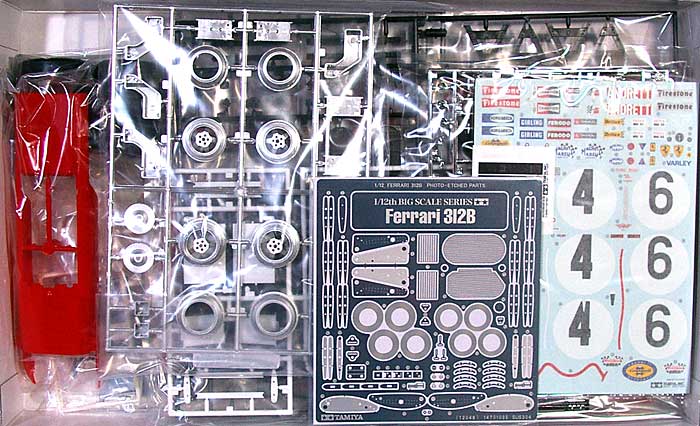 フェラーリ 312B (エッチングパーツ付き) プラモデル (タミヤ 1/12 ビッグスケールシリーズ No.048) 商品画像_1