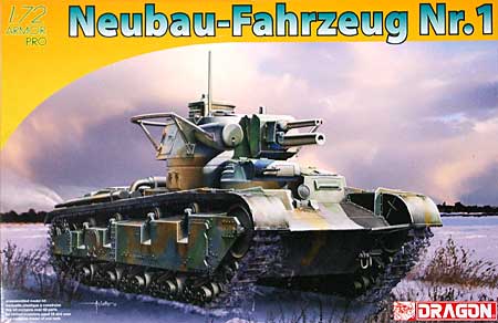 NbFz ノイバウファールツォイク 多砲搭載戦車 (1号機) プラモデル (ドラゴン 1/72 アーマー シリーズ No.7436) 商品画像