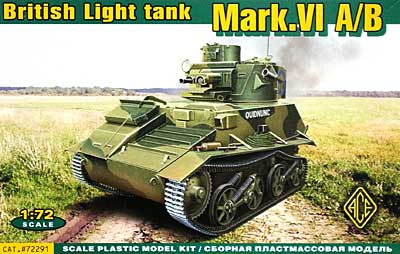 イギリス軽戦車 マーク 6 A/B プラモデル (エース 1/72 ミリタリー No.72291) 商品画像