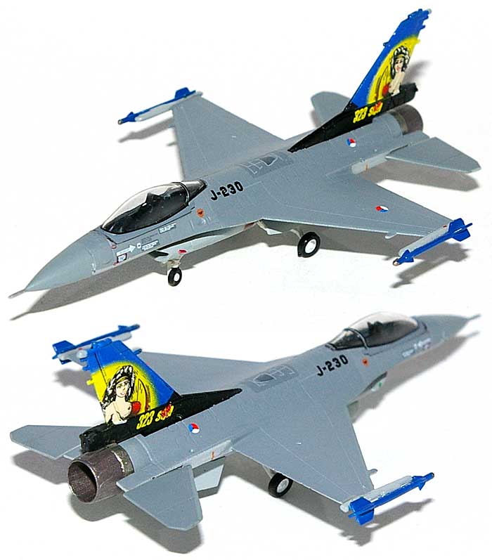 F-16A ファイティングファルコン オランダ空軍 J-230 Dirty Diana (uncensor) 完成品 (ホーガンウイングス M-SERIES No.7549) 商品画像_1