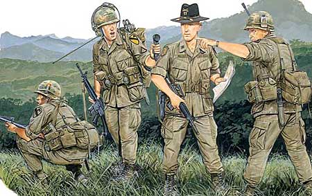 ベトナム戦争 アメリカ陸軍 第一騎兵師団 プラモデル (ドラゴン 1/35 NAM Series No.3312) 商品画像