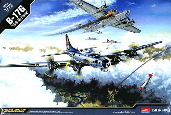 B-17G フライングフォートレス 15th Air Force プラモデル (アカデミー 1/72 Scale Aircrafts No.12436) 商品画像