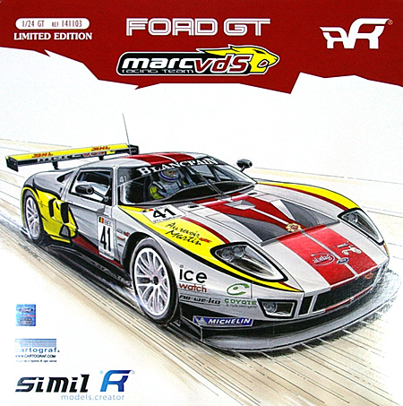 フォード GT GT1 MARC VDS Racing Team (#41 FIA GT 2011) プラモデル (Simil R 1/24 カーモデル No.REF141103) 商品画像