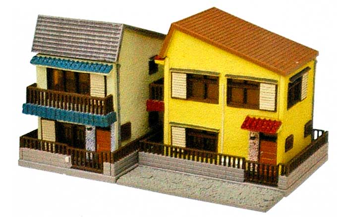 建売住宅 A2 (コロニアル屋根) プラモデル (トミーテック 建物コレクション （ジオコレ） No.040-2) 商品画像_2