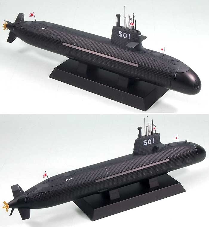 海上自衛隊 そうりゅう型潜水艦 SS-501 そうりゅう 完成品 (ピットロード 1/350 塗装済み完成品 （JBM） No.JBM-001) 商品画像_2